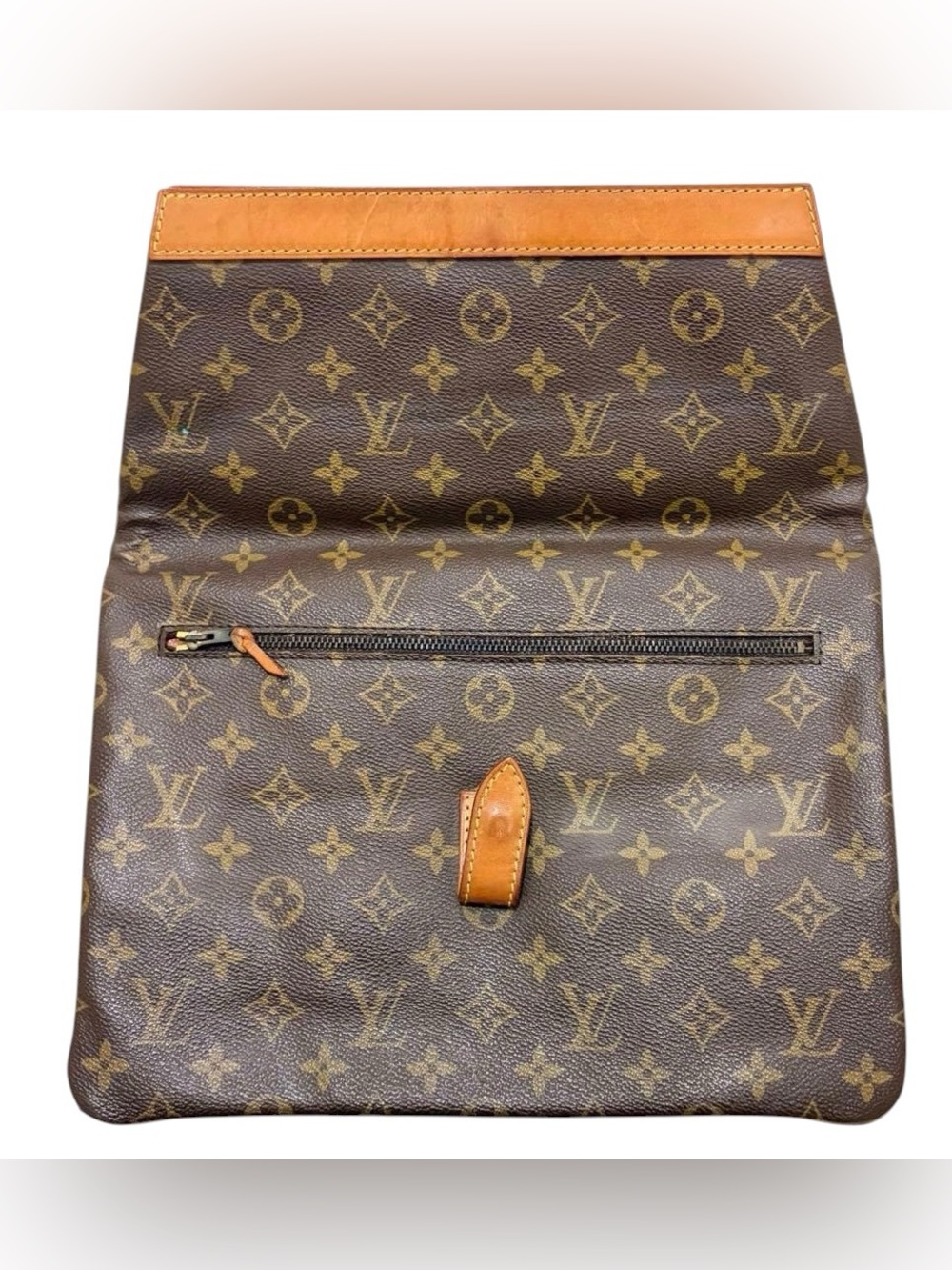 Louis Vuitton Vintage LV Canvas Monogram Pliante Folded Clutch Purse - Picture 4 of 7